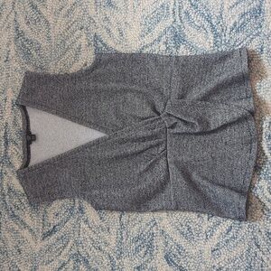 J Crew Sleeveless Ruched Top